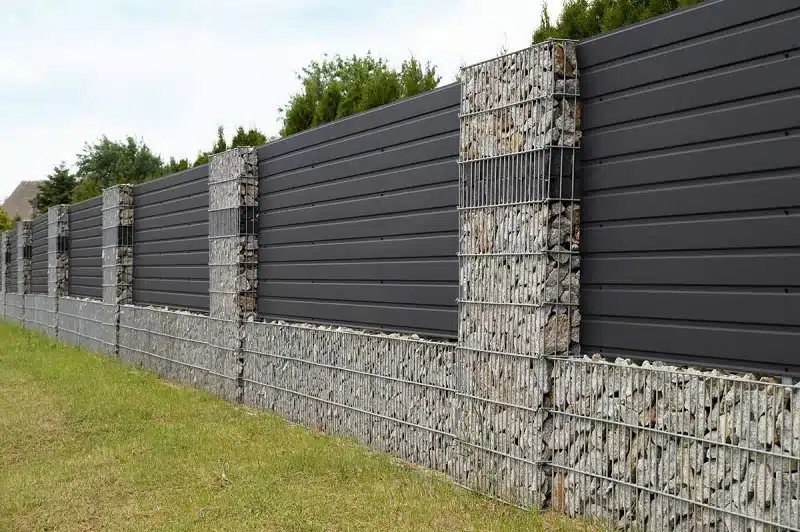 Les avantages des gabions en cailloux pour une cloture durable