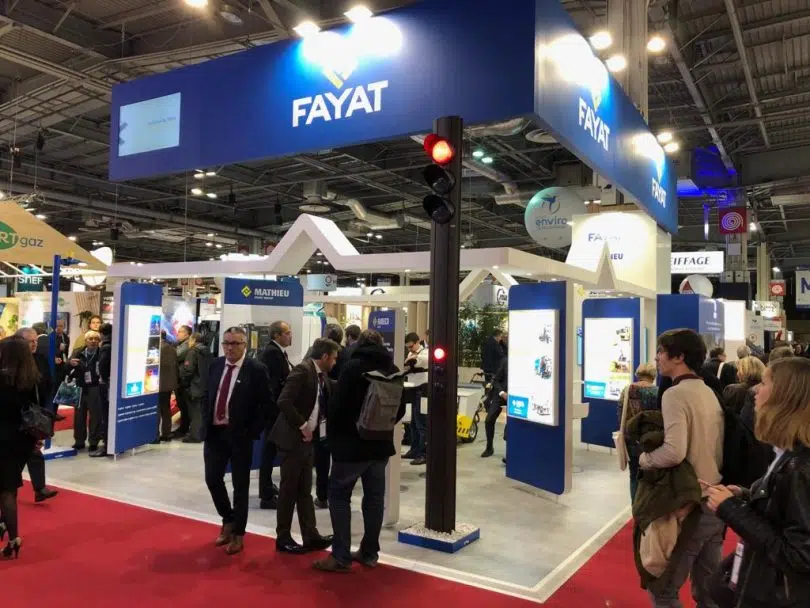 Un stand de Fayat Energie